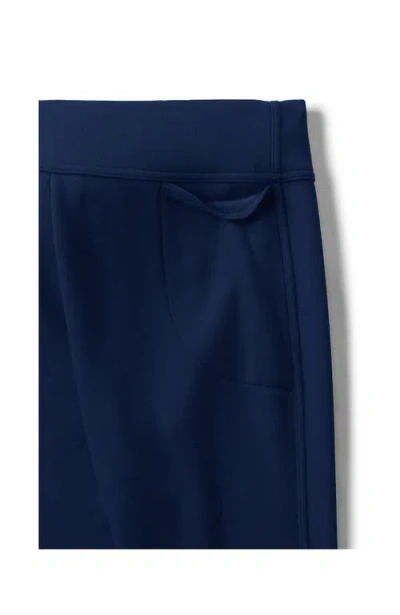 Lands' End High Rise Serious Sweats Fleece Lined Pocket Leggings In Blue