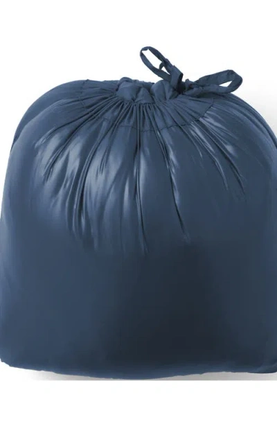 Lands' End Ultralight Packable Long Down Coat In Blue