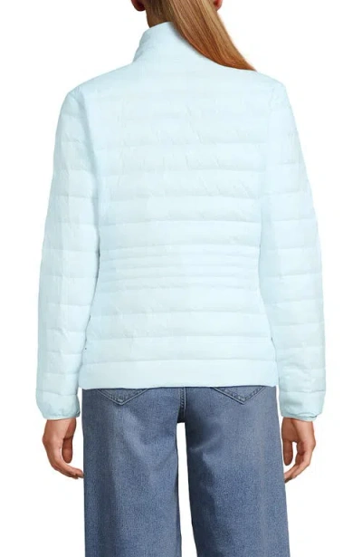 Lands' End Wanderweight Ultralight Packable Down Jacket In Blue