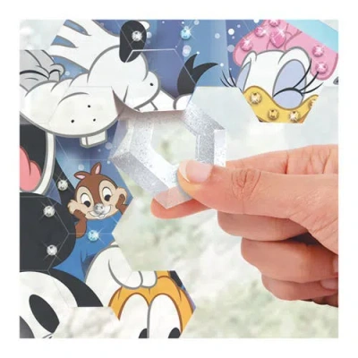 Disney Window Art Mosaic Mickey & Friends 66 Pieces, Puzzle Window Clings In Multi