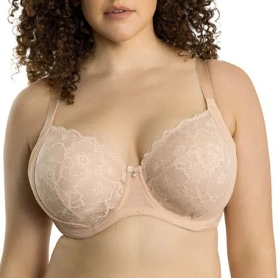 Parfait Luxlacy Full Coverage Sweetheart Unlined Wire Bra In Neutral