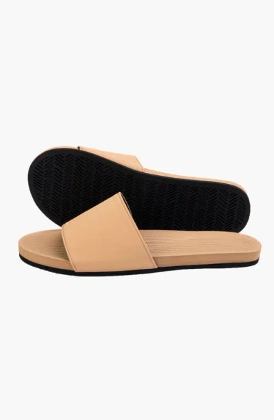 Indosole Responsibly-made Tire Sole Slide Sandals In Neutral