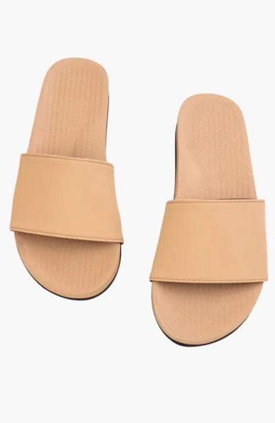Indosole Responsibly-made Tire Sole Slide Sandals In Neutral