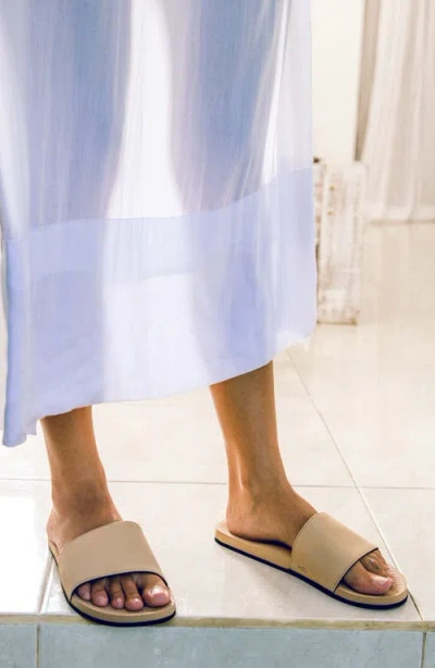 Indosole Responsibly-made Tire Sole Slide Sandals In Neutral