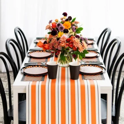 Jollity & Co . Checkered Halloween Large Napkins In Multi