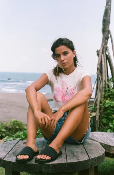 Indosole Responsibly-made Tire Sole Slide Sandals In Black