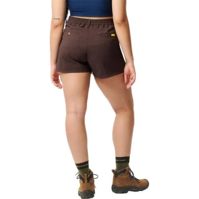 Hikerkind Trail Short In Burgundy