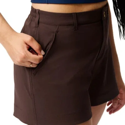 Hikerkind Trail Short In Burgundy