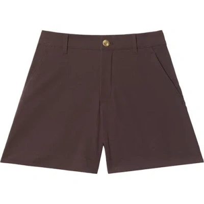 Hikerkind Trail Short In Burgundy