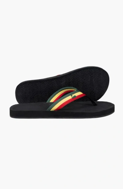 Indosole Responsibly-made Tire Sole Easy Living Flip Flops In Black