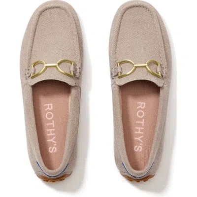 Rothys Rothy's The Revelvet Double Bit Driver In Neutral