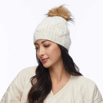 Lele Sadoughi Motley Beanie In White