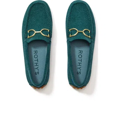 Rothys The Revelvet Double Bit Driver In Green In Green