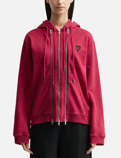 Vain Three Zip Hoodie In Multi