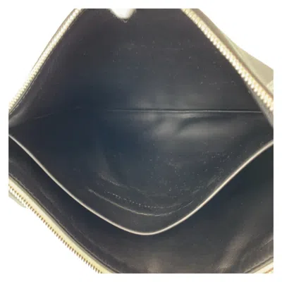 Pre-owned Balenciaga Black Green Leather Clutch Bag ()