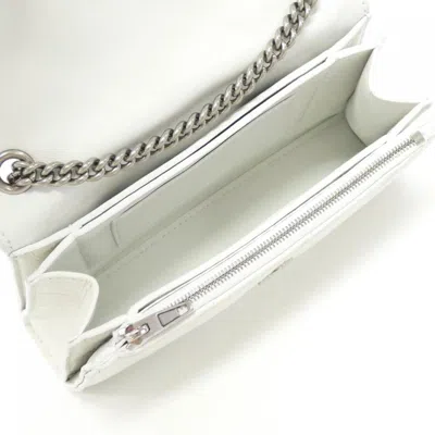 Pre-owned Balenciaga White Leather Shoulder Bag ()