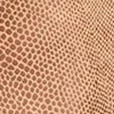 Kenneth Cole Snake Embossed Three Button Contoured Jacket In Brown