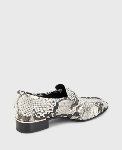 Kenneth Cole Reece Embossed Snake Penny Loafer In Animal Print