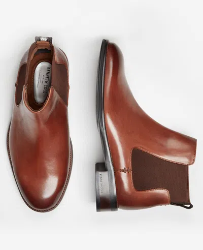 Kenneth Cole Tully Chelsea Boot In Brown