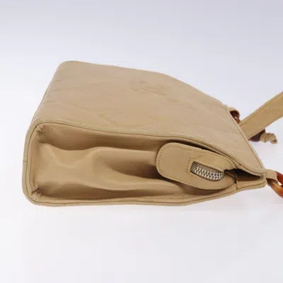 Pre-owned Chanel Camera Beige Leather Shoulder Bag ()