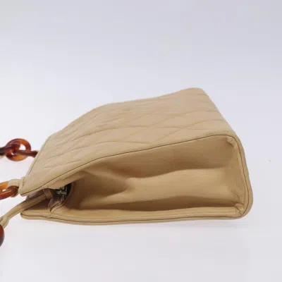 Pre-owned Chanel Camera Beige Leather Shoulder Bag ()