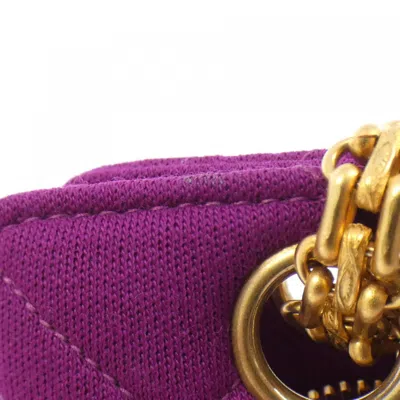 Pre-owned Chanel Purple Canvas Shoulder Bag ()
