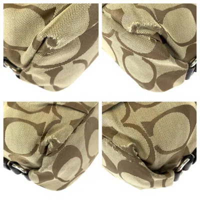 Pre-owned Coach Brown Canvas Pochette Shoulder Bag ()