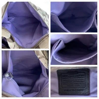 Pre-owned Coach Brown Canvas Pochette Shoulder Bag ()