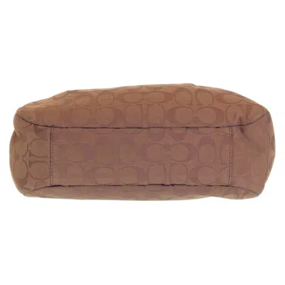 Pre-owned Coach Brown Canvas Shoulder Bag Tote Bag ()