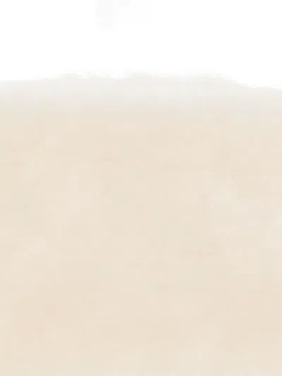 Totême Plush Shearling Wide Headband In Neutral