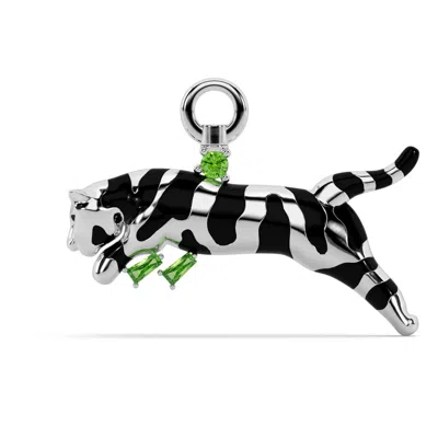 Oni Fine Jewelry Women's Silver The Sassy Cat Charm - Tiger Charm In Multi