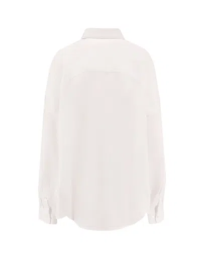 Dries Van Noten Women Cotton Shirt In White