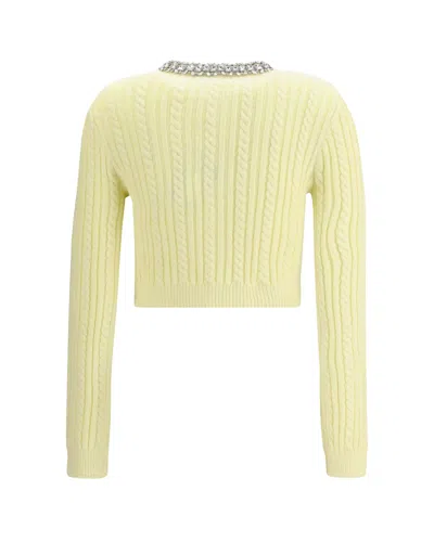 Self-portrait Cardigan Self-portrit In Yellow