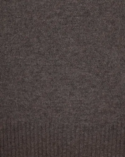 Paolo Pecora Maglia In Lana Vergine Fango Melange In Gray