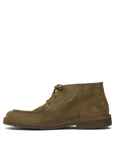 Astorflex Deukeflex Suede Lace-up Boots In Brown