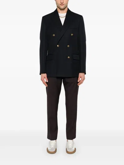 Golden Goose Double Breasted Gabardine Blazer