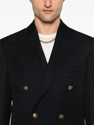 Golden Goose Double Breasted Gabardine Blazer