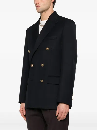 Golden Goose Double Breasted Gabardine Blazer