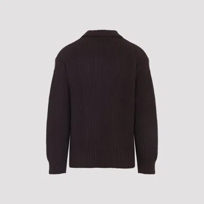 Carhartt Knit Jacket With Collared Design And Pockets In Animal Print
