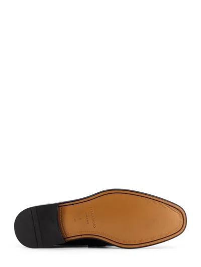 Ferragamo Leather Moccasins In Black