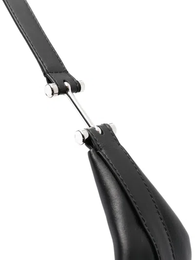Marni Small Bag With Smooth Finish And Adjustable Strap In Black