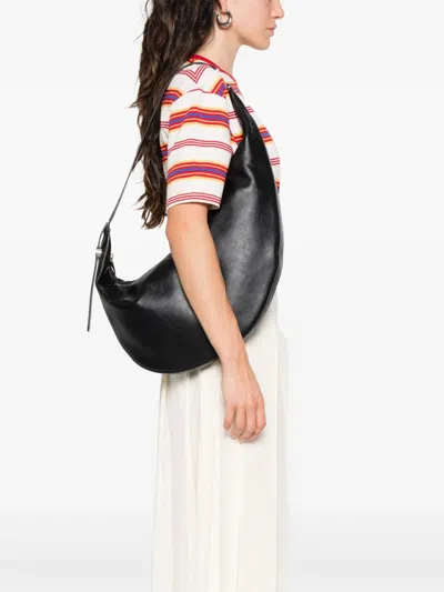 Marni Small Bag With Smooth Finish And Adjustable Strap In Black