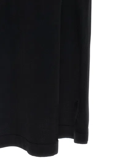 P.a.r.o.s.h Maxi Dress With Padded Shoulders In Black