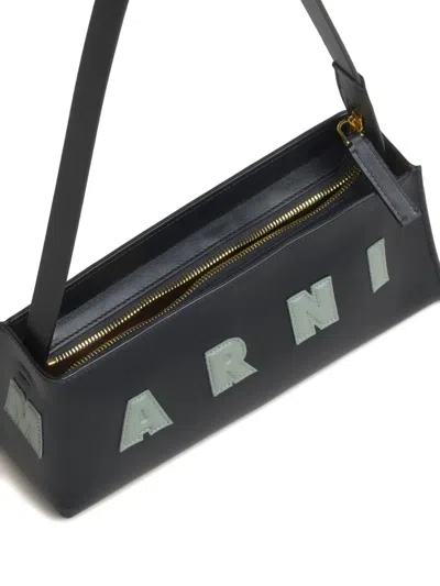 Marni Rectangular Shoulder Bag With Gold-tone Hardware