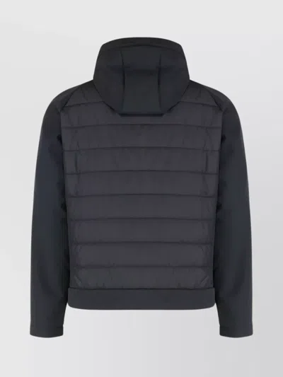 Paul & Shark Hooded Jacket Technical Fabric In Black