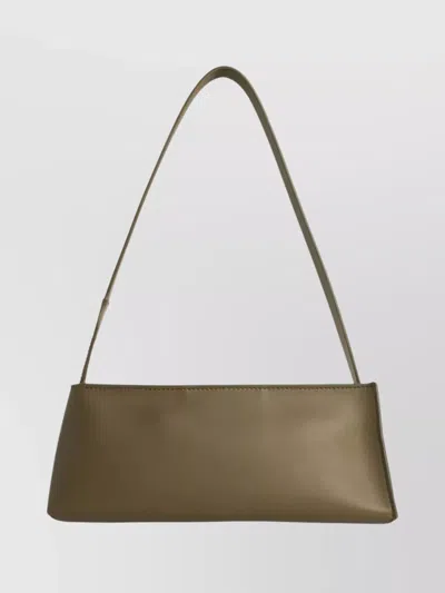 Marni Museo Baguette Bag In Green Leather