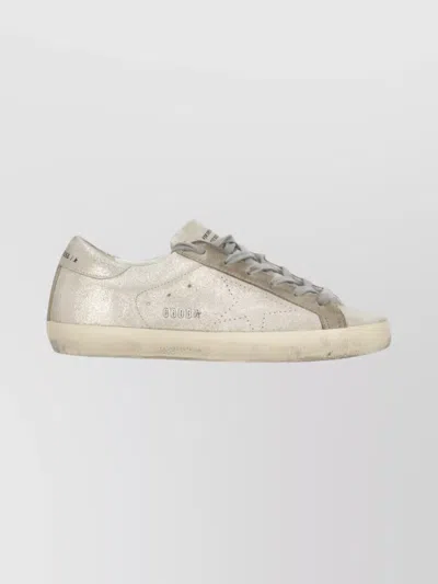 Golden Goose Sneaker Super Star Platinum/beige In Multi