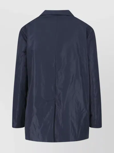 Aspesi Blazer In Denim Di Cotone - Denim In Blue