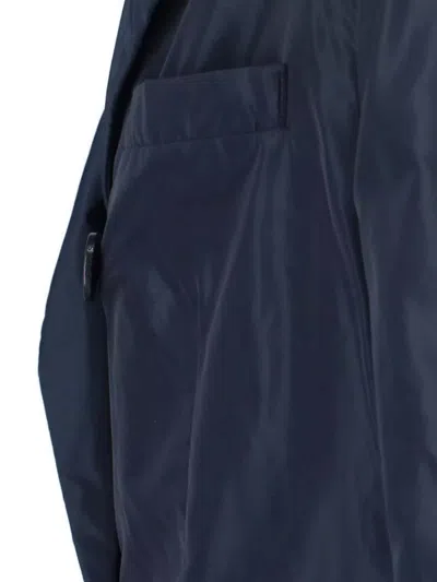 Aspesi Blazer In Denim Di Cotone - Denim In Blue