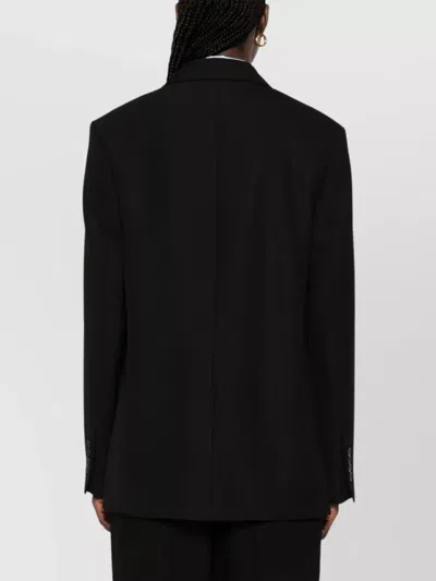 Totême Toteme Women Peak Lapel Blazer In Black